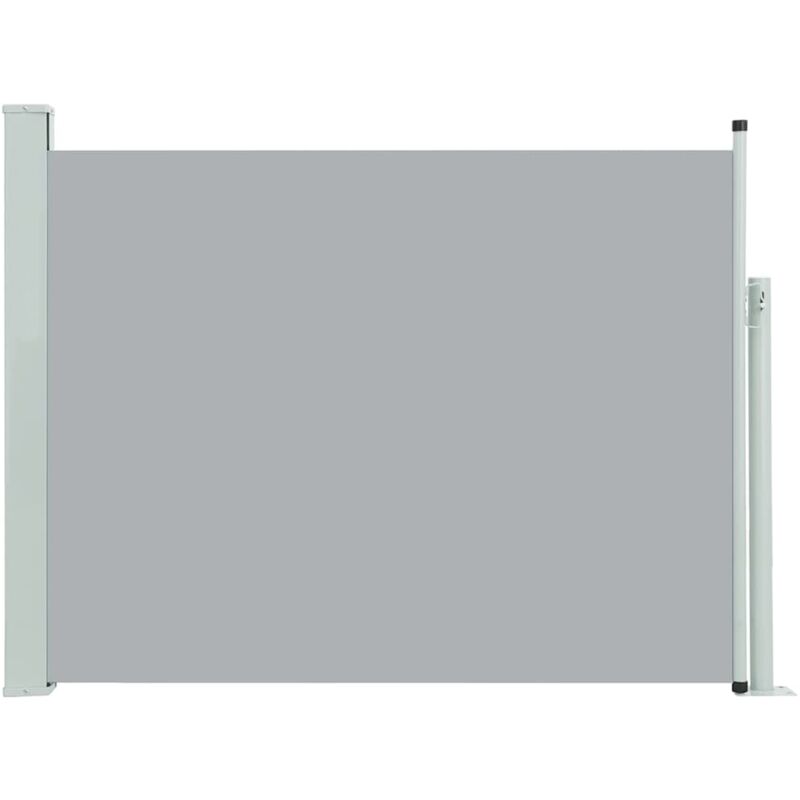 

Toldo lateral retráctil de jardín gris 140x500 cm - Gris - Vidaxl
