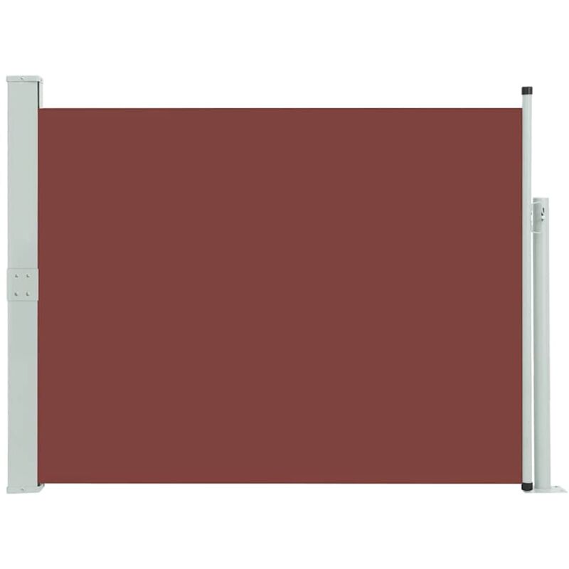 

Toldo lateral retráctil de jardín marrón 140x500 cm - Gris - Vidaxl