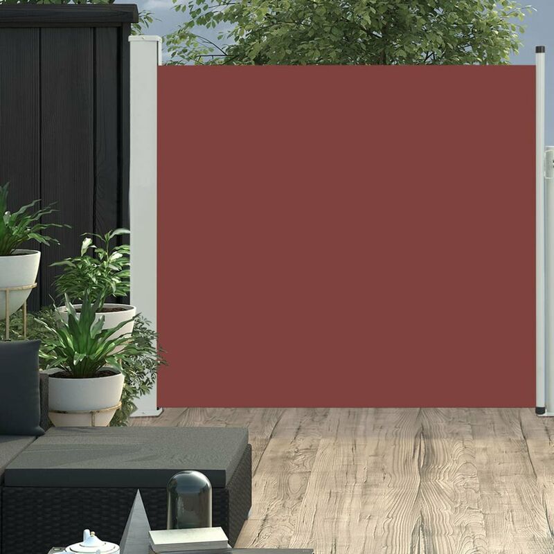 

Toldo lateral retractil de jardin marron 170x300 cm