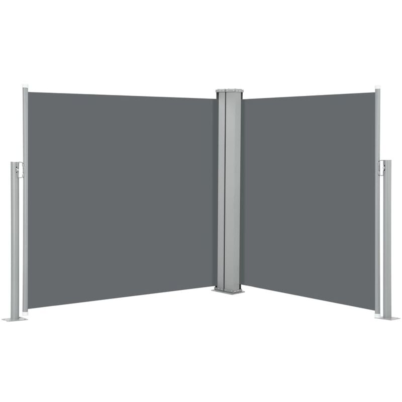 

Toldo lateral retráctil gris antracita 100x600 cm