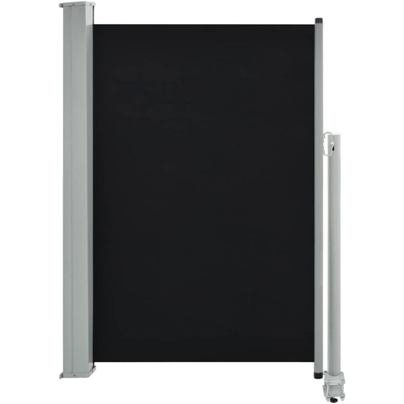 

Toldo Lateral Retráctil para Patio 120x300 cm Negro - Negro - Vidaxl
