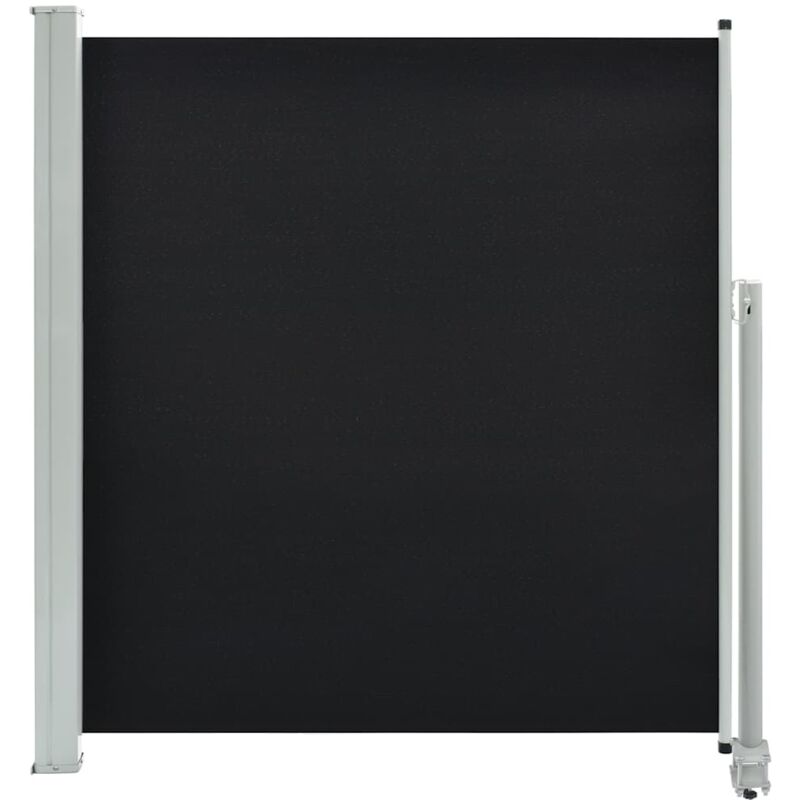 

Toldo Lateral Retráctil para Patio 140x300 cm Negro - Negro - Vidaxl