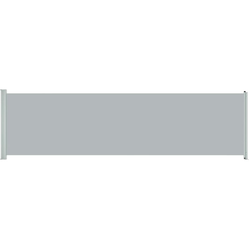 

Toldo lateral retráctil para patio gris 600x170 cm - Gris - Vidaxl