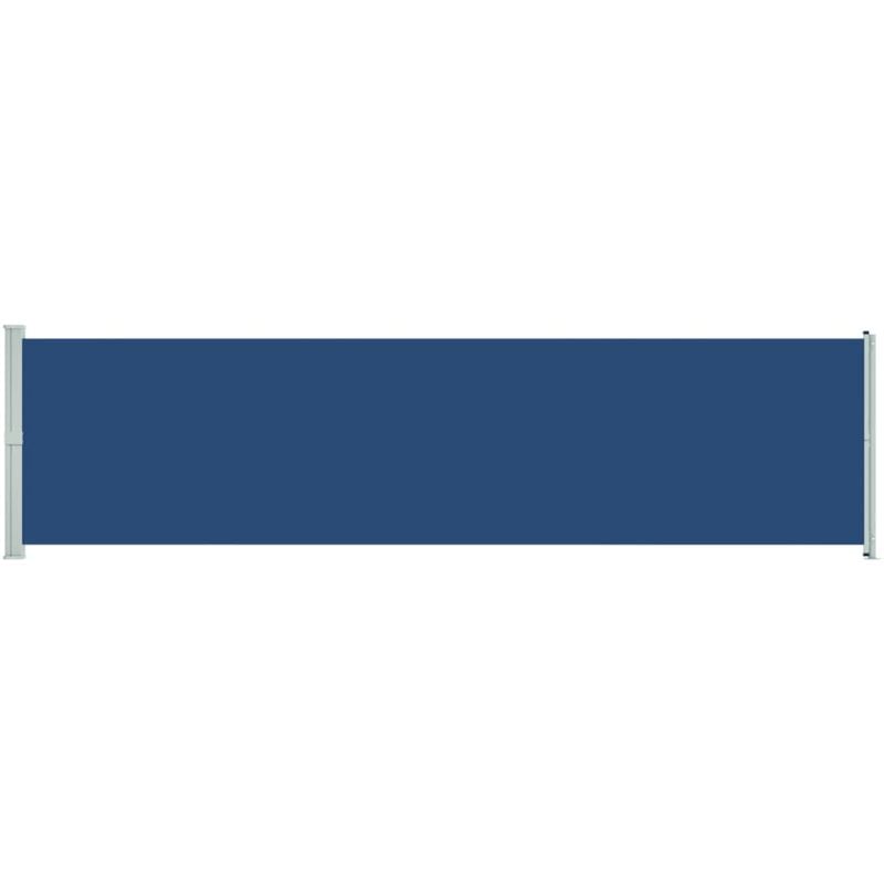 

Toldo lateral retráctil para patio azul 600x160 cm - Azul - Vidaxl