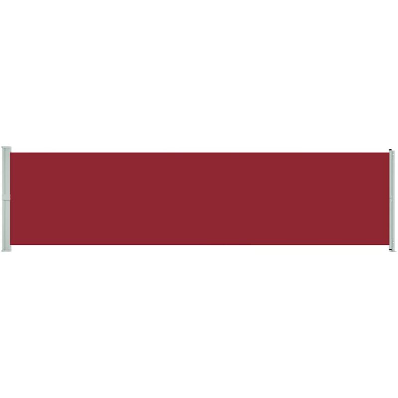 

Toldo lateral retráctil para patio rojo 600x160 cm - Rojo - Vidaxl