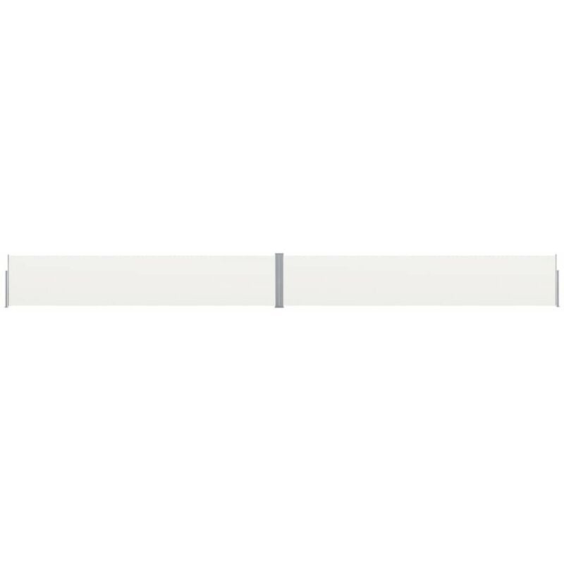 

Toldo lateral retractil para patio color crema 140x1200 cm
