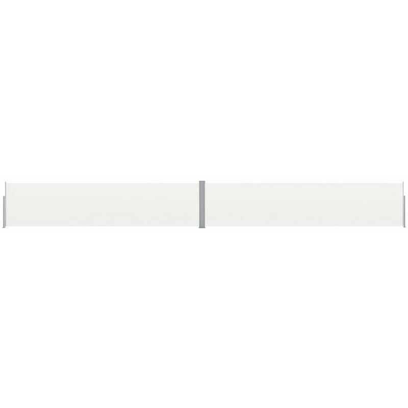 

Toldo lateral retractil para patio color crema 170x1200 cm