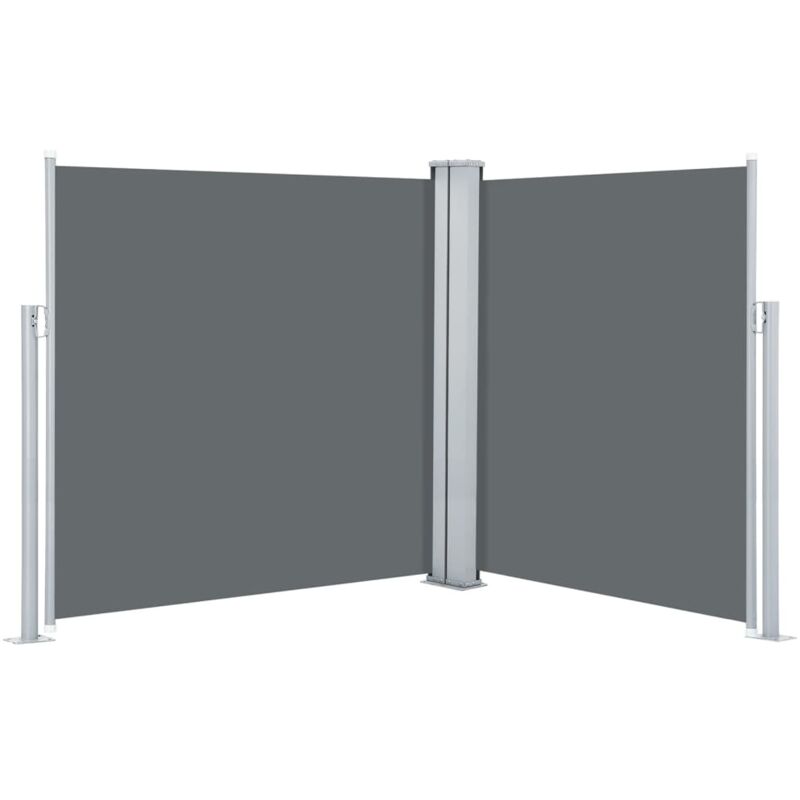 

Toldo Lateral Retráctil Gris 170x600 cm - Antracita - Vidaxl