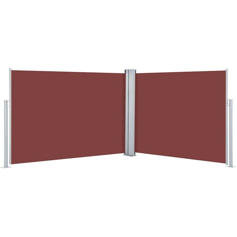 

vidaXL Toldo Lateral Retráctil Marrón 120x1000 cm - Marrón