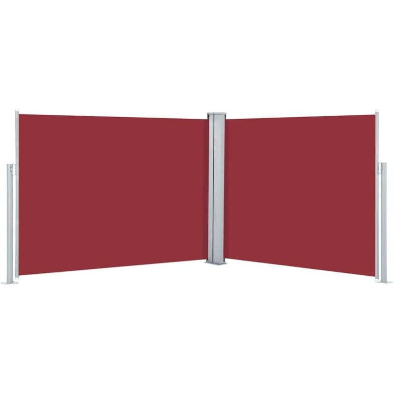 

vidaXL Toldo lateral retráctil rojo 170x1000 cm - Rojo