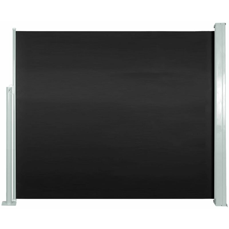 

Toldo lateral retráctil 120x300 cm negro - Negro