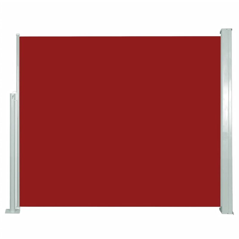 

Toldo lateral retráctil 120x300 cm rojo - Rojo