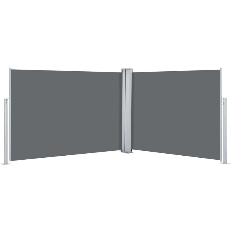 

Toldo lateral retráctil gris antracita 100x1000 cm - Antracita