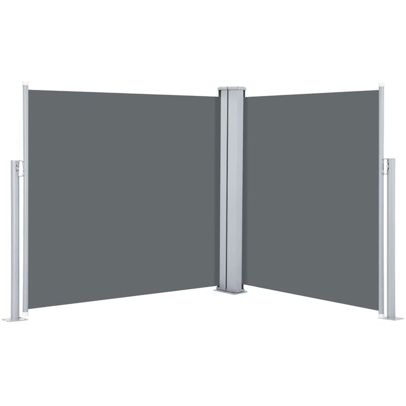 

Toldo lateral retráctil gris antracita 120x600 cm - Antracita
