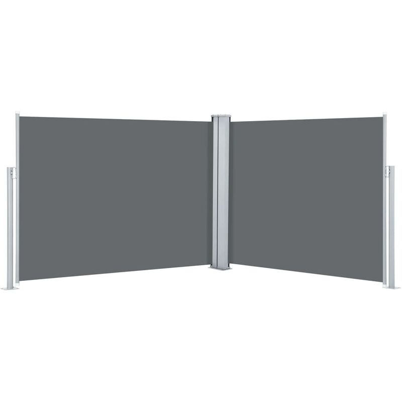 

Toldo lateral retráctil gris antracita 140x1000 cm - Antracita