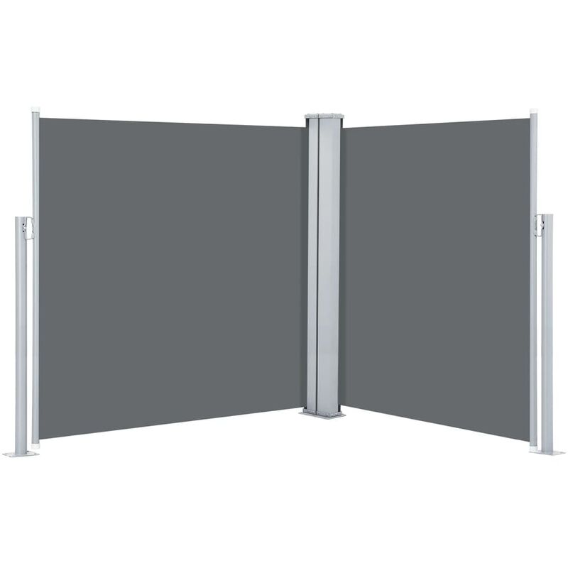 

Toldo lateral retráctil gris antracita 140x600 cm - Antracita