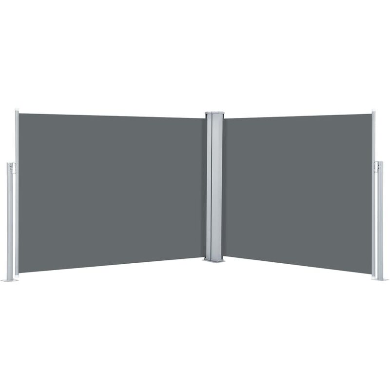 

Toldo lateral retráctil gris antracita 170x1000 cm - Antracita