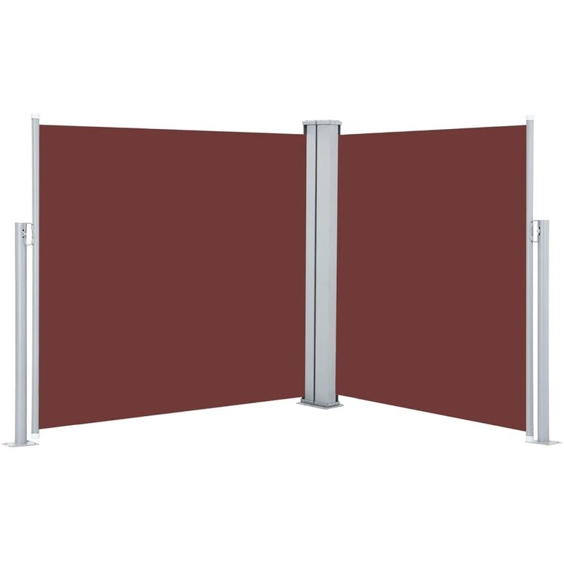 

Toldo lateral retráctil marrón 100x600 cm - Marrón