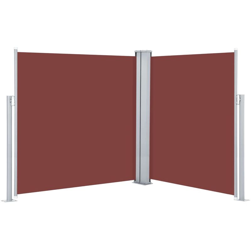 

Toldo lateral retráctil marrón 140x600 cm - Marrón