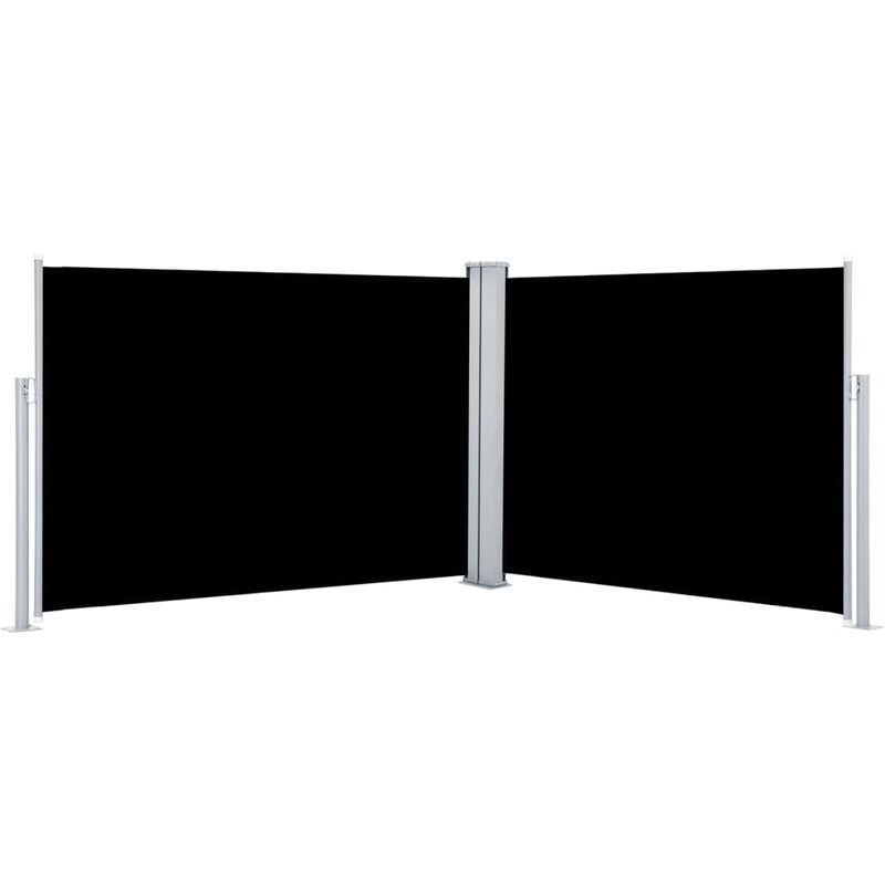 

Toldo lateral retráctil negro 100x1000 cm - Negro