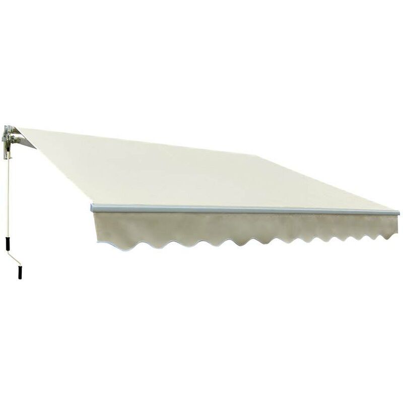 

Toldo manual aluminio 3x2 m crudo