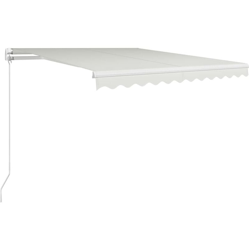 

vidaXL Toldo manual retráctil color crema 300x250 cm - Crema