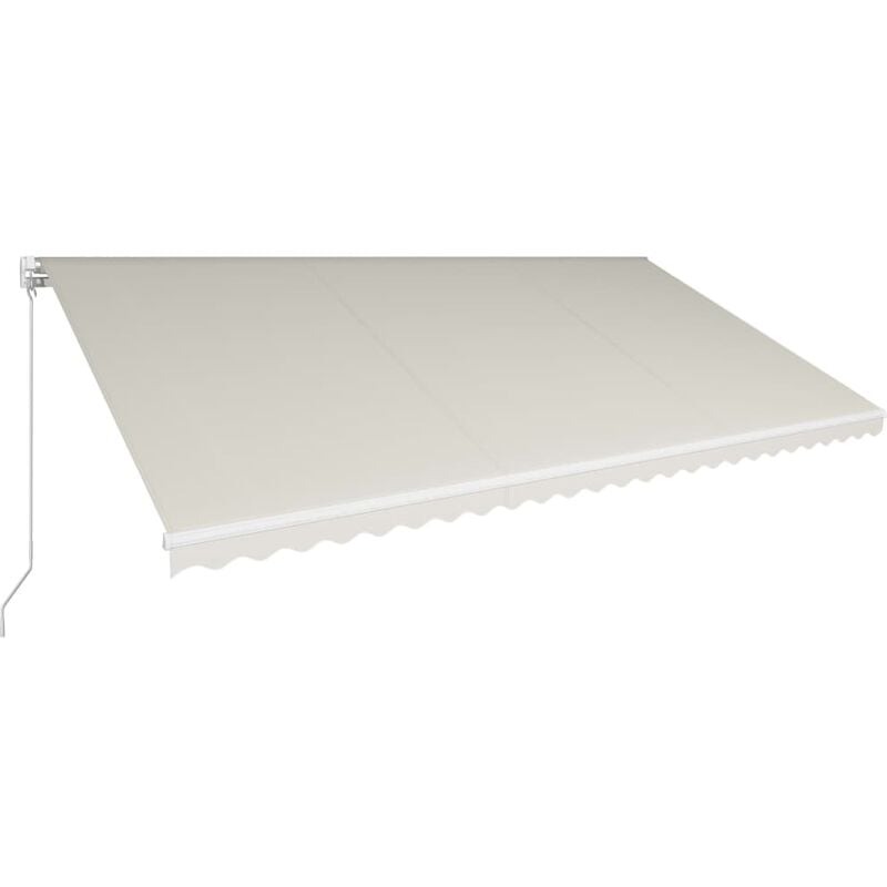 

Toldo manual retractil color crema 600x300 cm