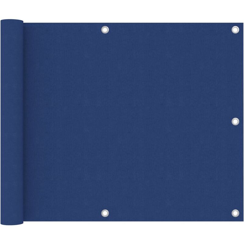 

Toldo para balcón de tela oxford azul 75x600 cm - Azul