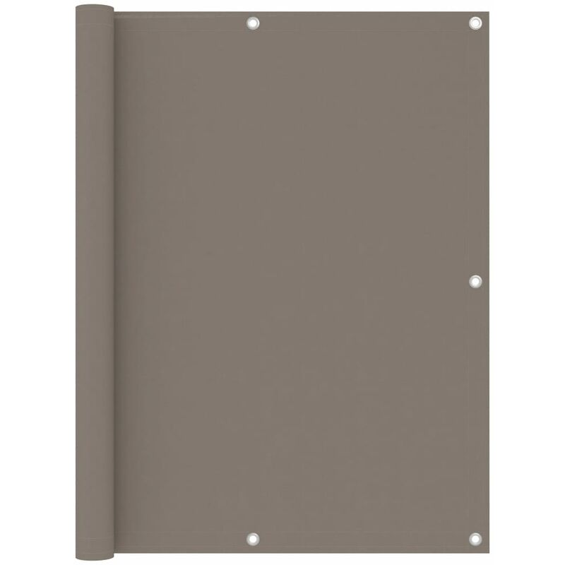 

Youthup - Toldo para balcón de tela oxford gris taupé 120x300 cm - Gris Topo