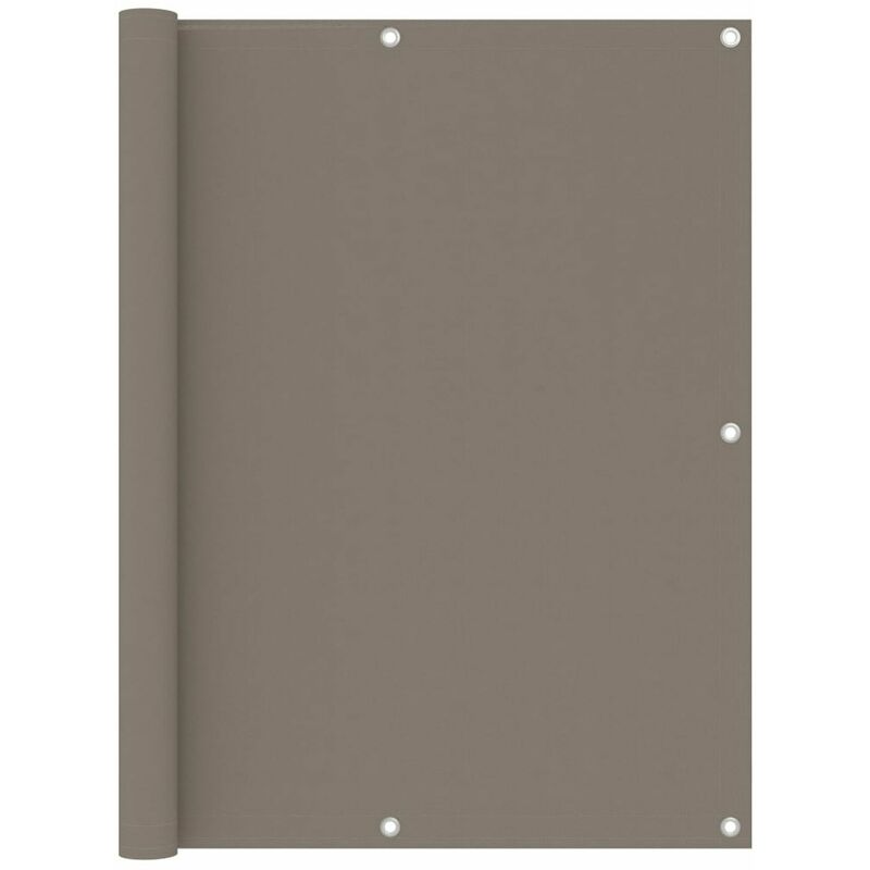 

Toldo para balcon de tela oxford gris taupe 120x400 cm