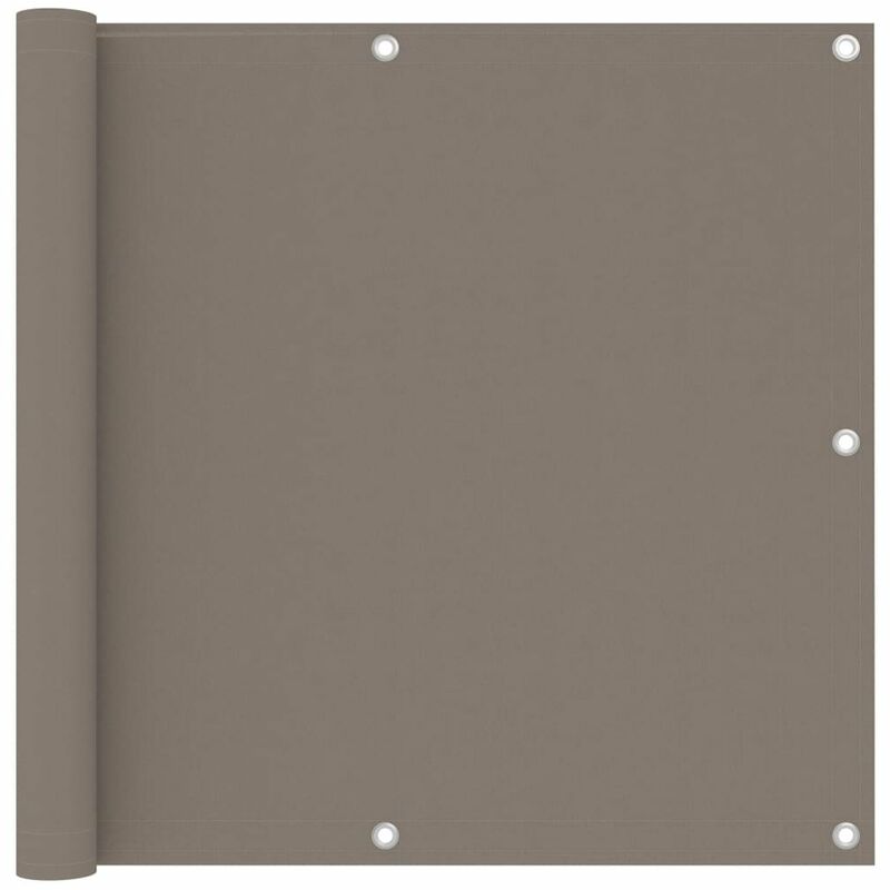 

Toldo para balcon de tela oxford gris taupe 90x500 cm