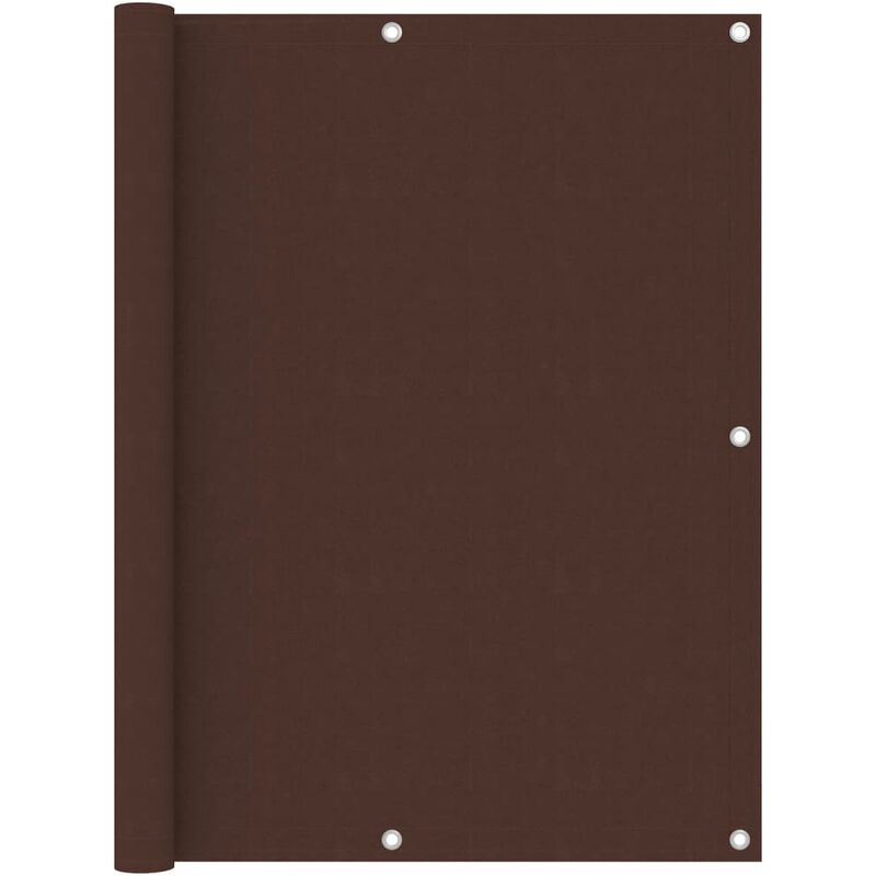 

Toldo para balcón de tela oxford marrón 120x600 cm - Marrón