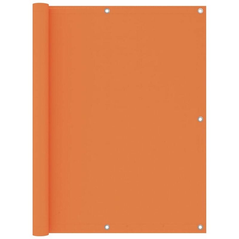 

Toldo para balcon de tela oxford naranja 120x500 cm