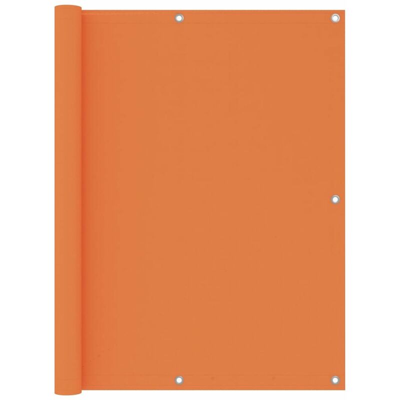 

Toldo para balcon de tela oxford naranja 120x600 cm