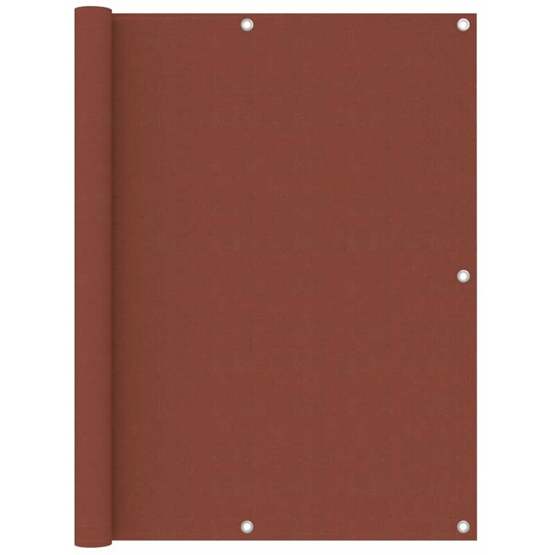 

Toldo para balcon de tela oxford terracota 120x600 cm