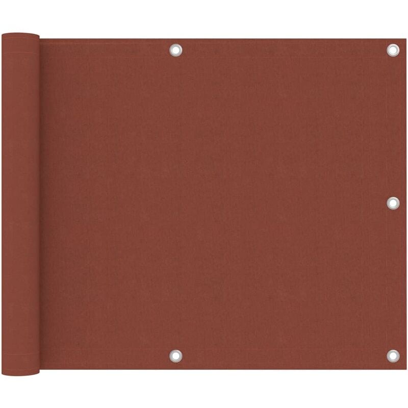 

Youthup - Toldo para balcón de tela oxford terracota 75x300 cm