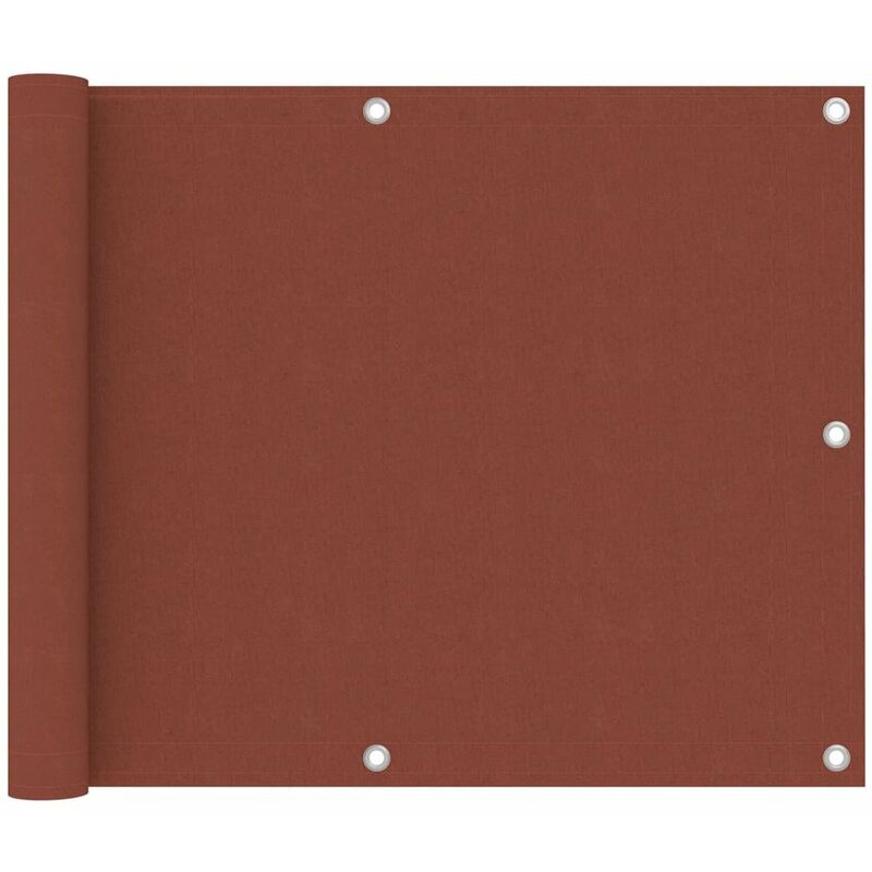 

Toldo para balcon de tela oxford terracota 75x500 cm