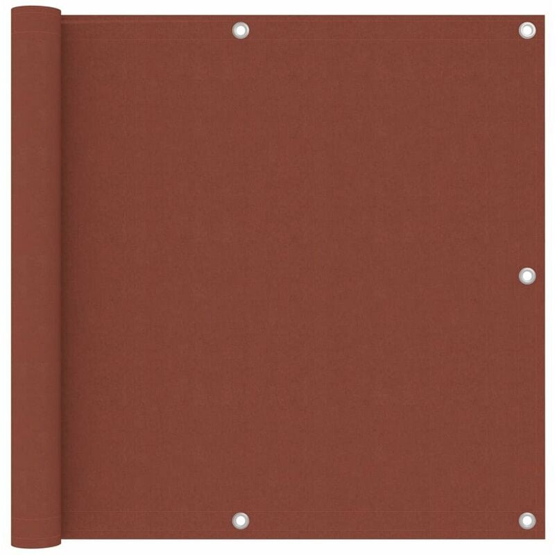 

Toldo para balcon de tela oxford terracota 90x300 cm