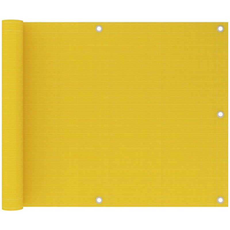 

Youthup - Toldo para balcón HDPE amarillo 75x600 cm - Amarillo