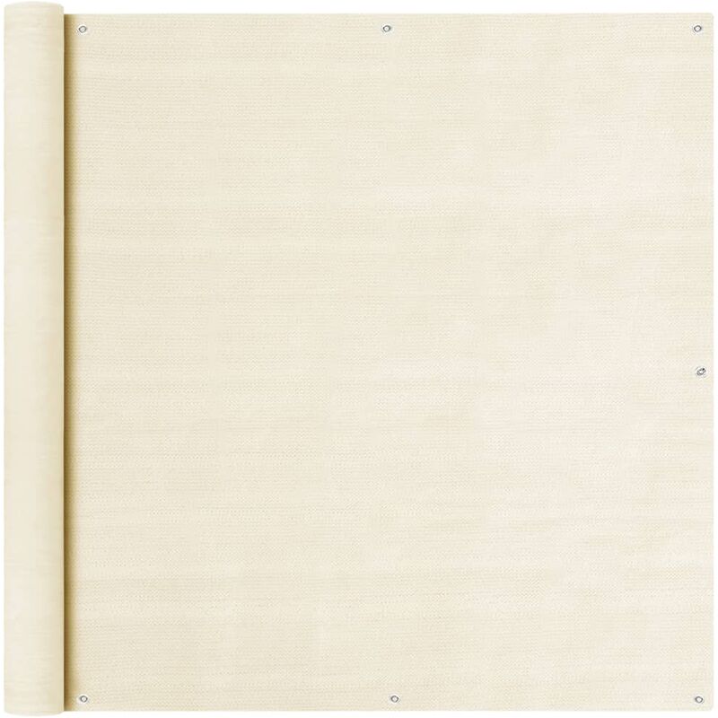 

Toldo para balcón HDPE crema 120x500 cm - Crema