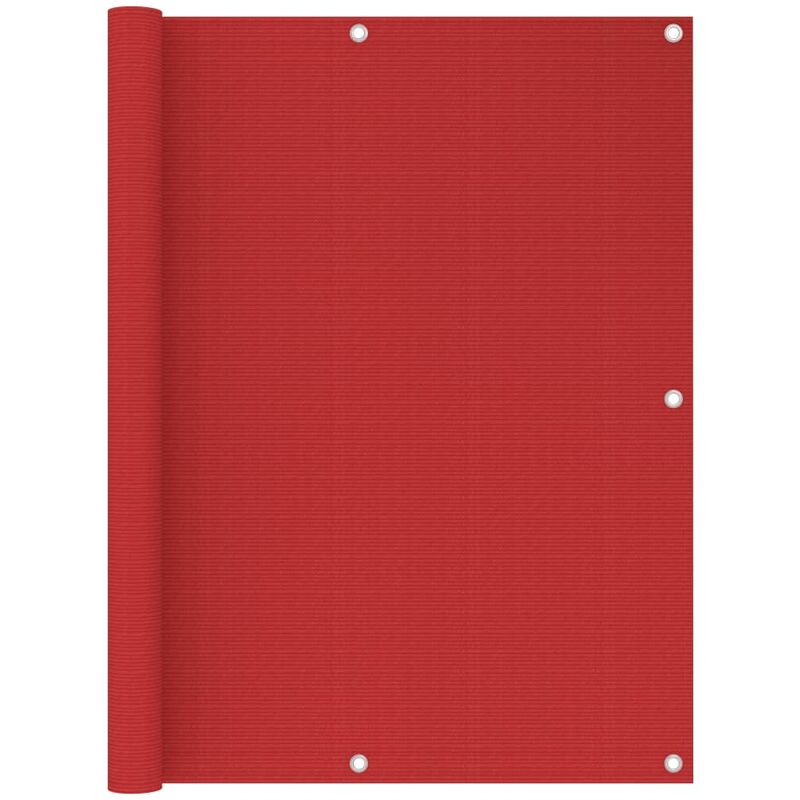 

Youthup - Toldo para balcón HDPE rojo 120x300 cm - Rojo