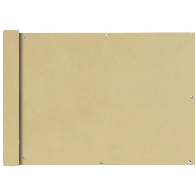 

Toldo para balcón tela oxford 75x400 cm beige - Beige