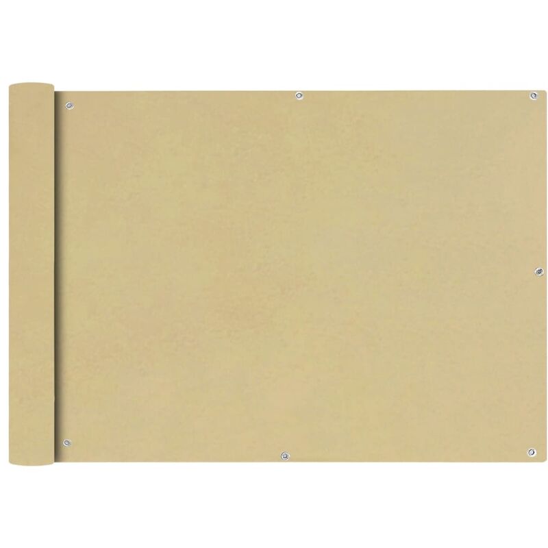 

Toldo para balcón tela oxford 75x600 cm beige - Beige