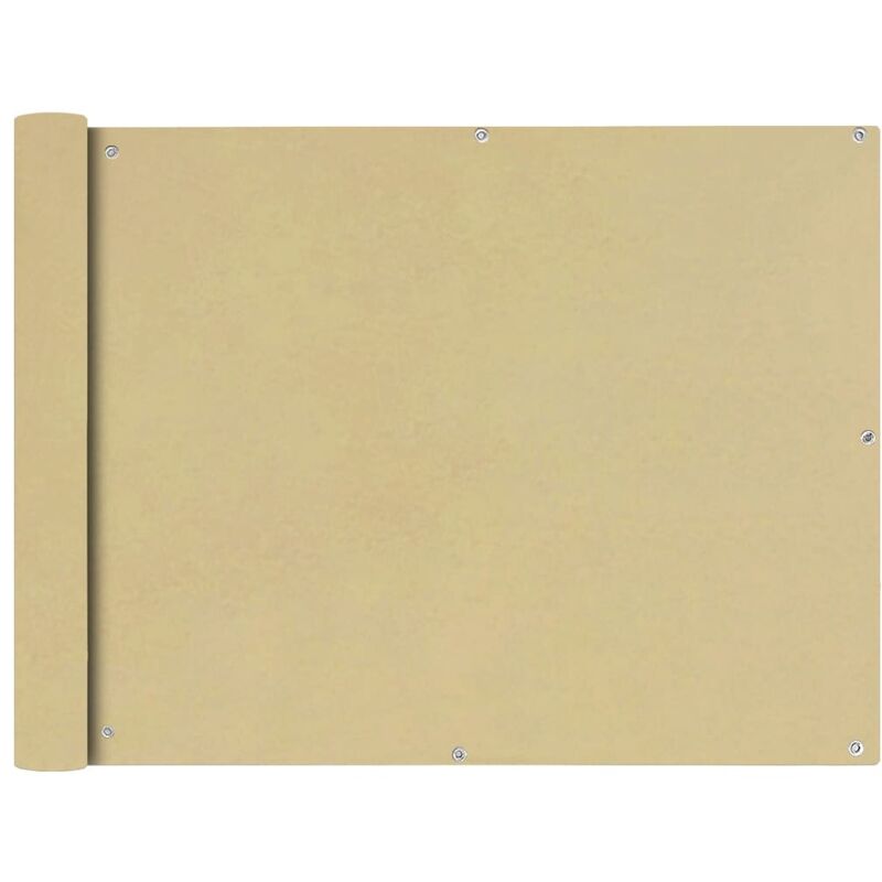 

Toldo para balcón tela oxford 90x400 cm beige - Beige