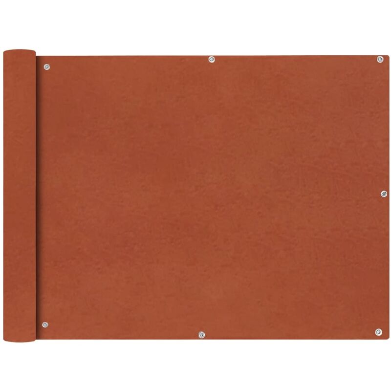 

Toldo para balcón tela oxford 90x400 cm terracota - Naranja