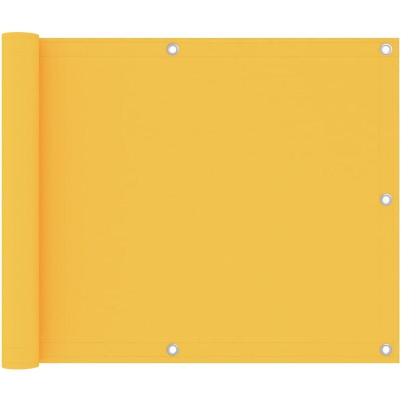 

Youthup - Toldo para balcón tela oxford amarillo 75x300 cm - Amarillo