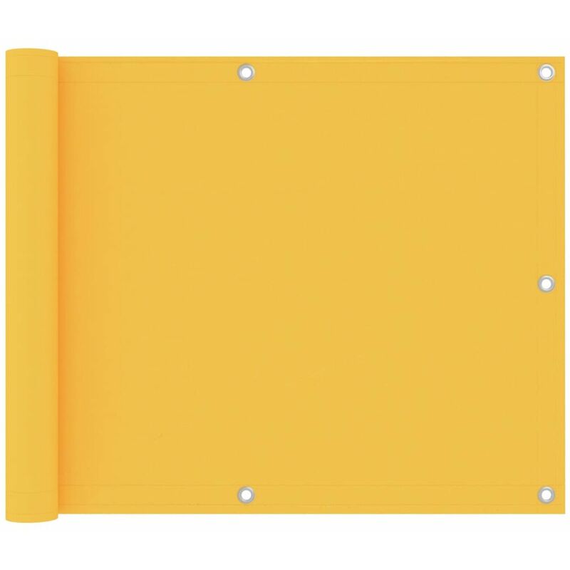 

Toldo para balcon tela oxford amarillo 75x400 cm