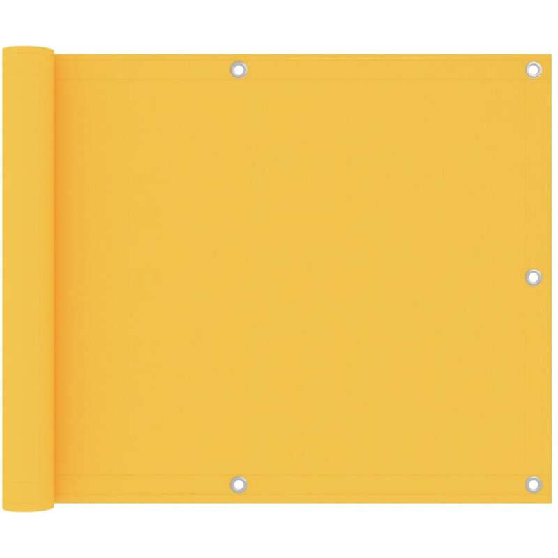

Toldo para balcón tela oxford amarillo 75x600 cm - Amarillo