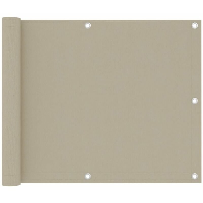 

Toldo para balcon tela oxford beige 75x300 cm