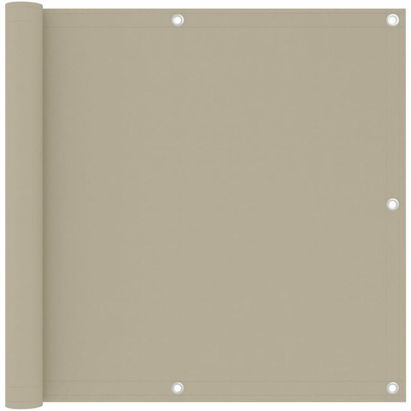 

Youthup - Toldo para balcón tela oxford beige 90x300 cm - Beige